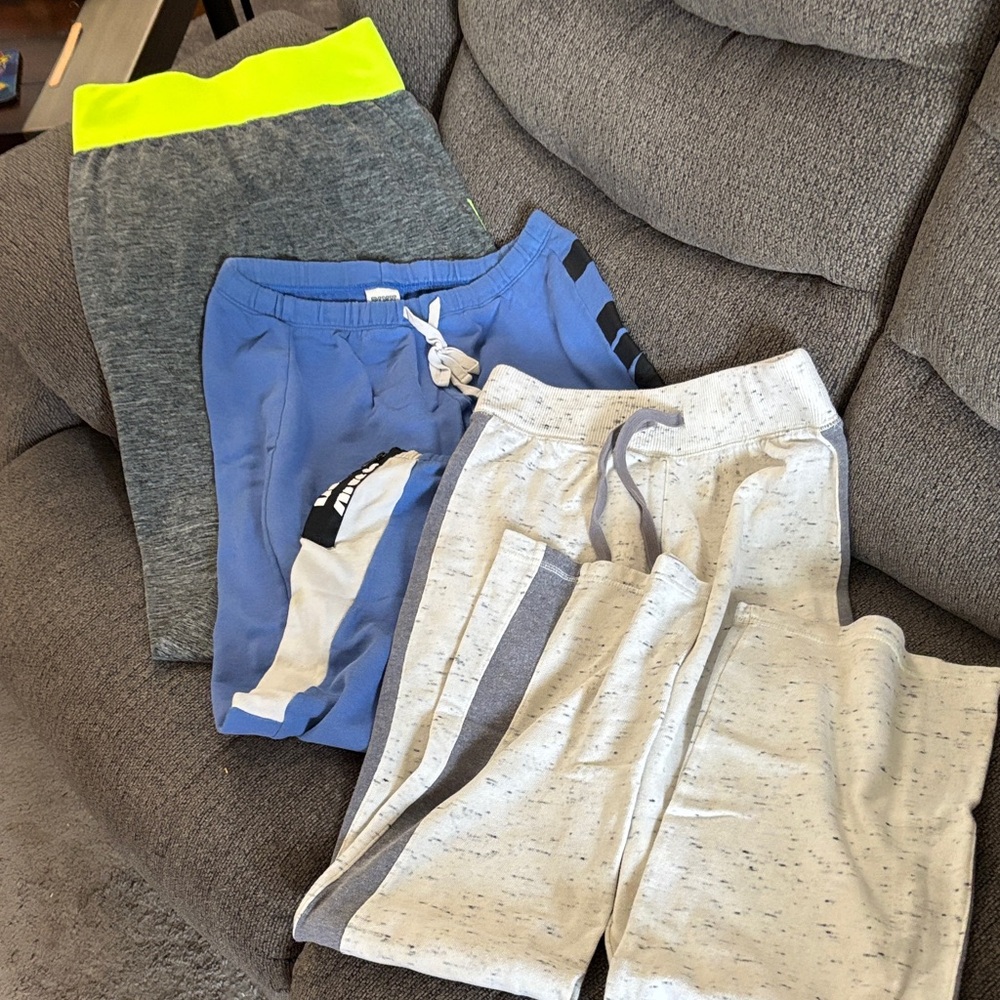 Women's Casual Leggings Set - Blue, Gray, Cream